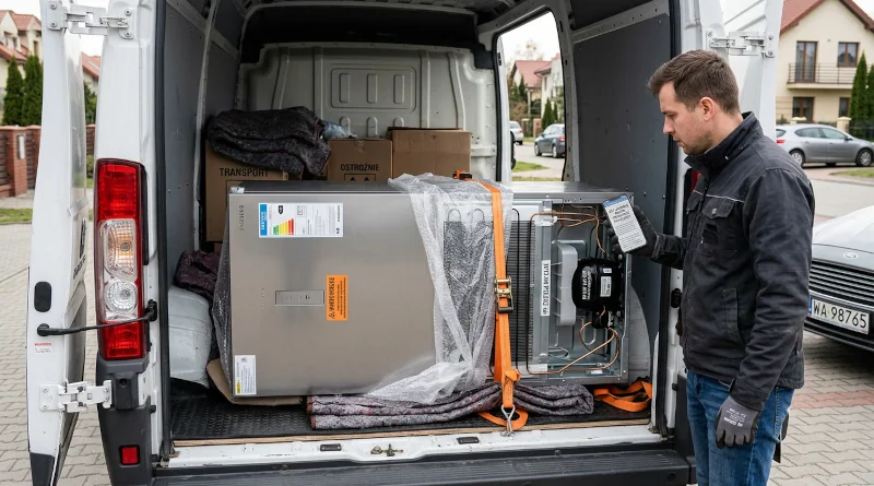 Czy lodówkę można przewozić na leżąco?
