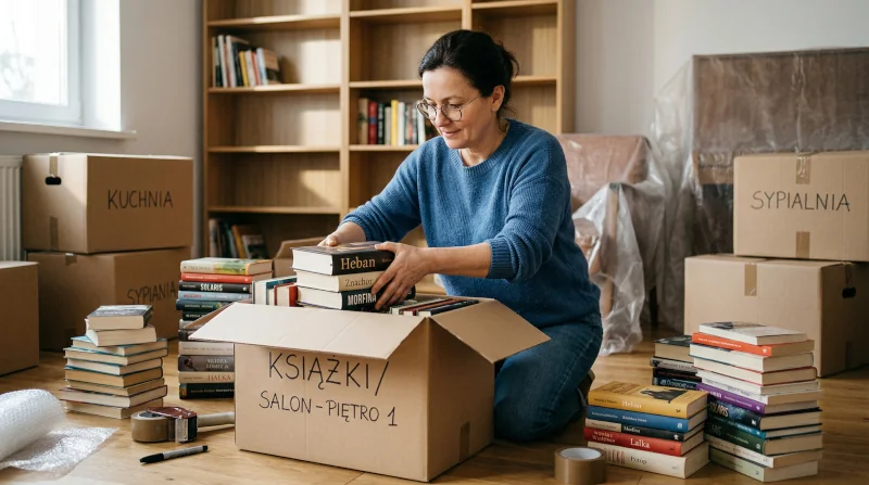 Jak spakować książki do przeprowadzki?